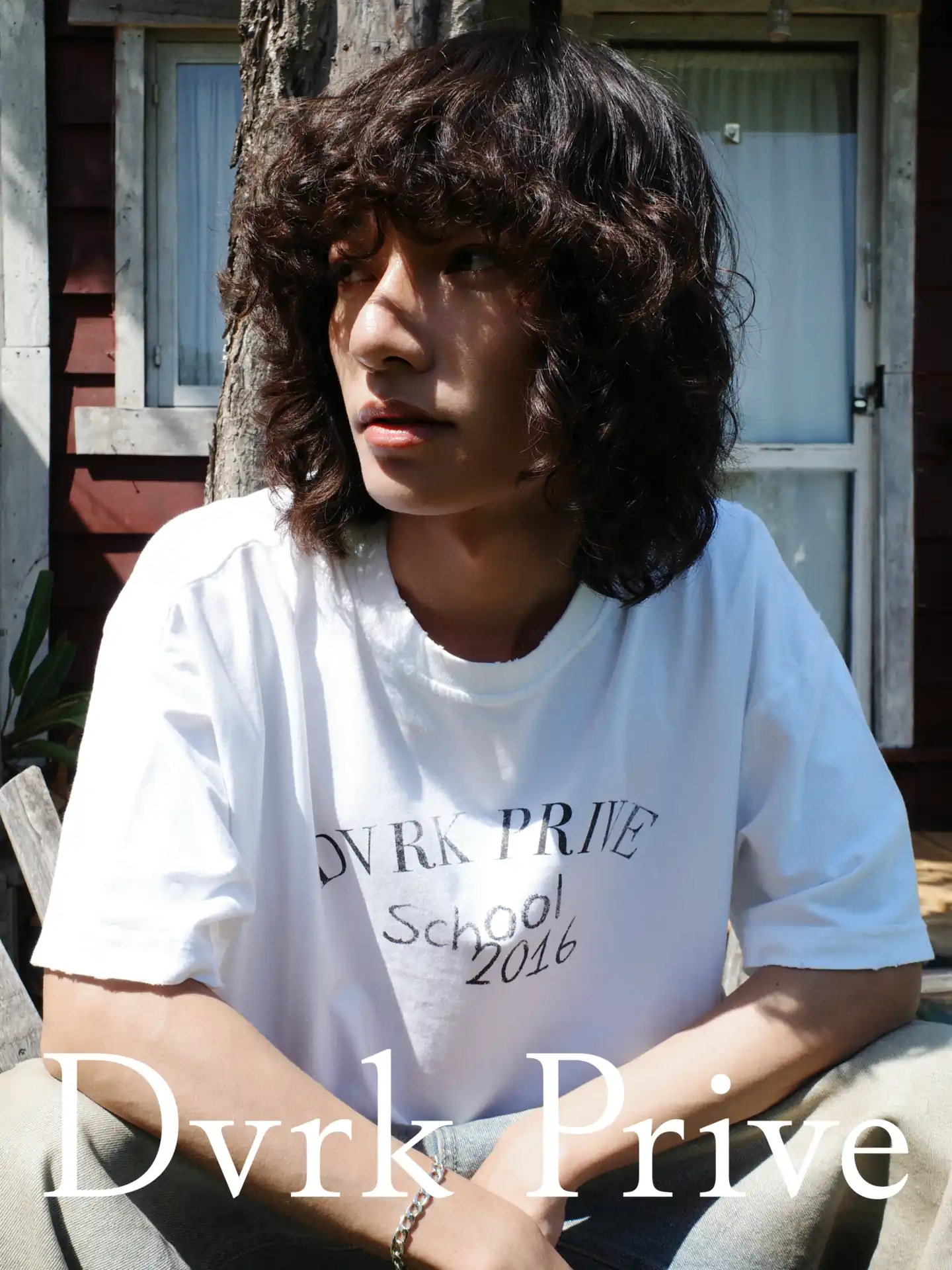 PRIVATE SCHOOL WASH TEE - WHITE 5