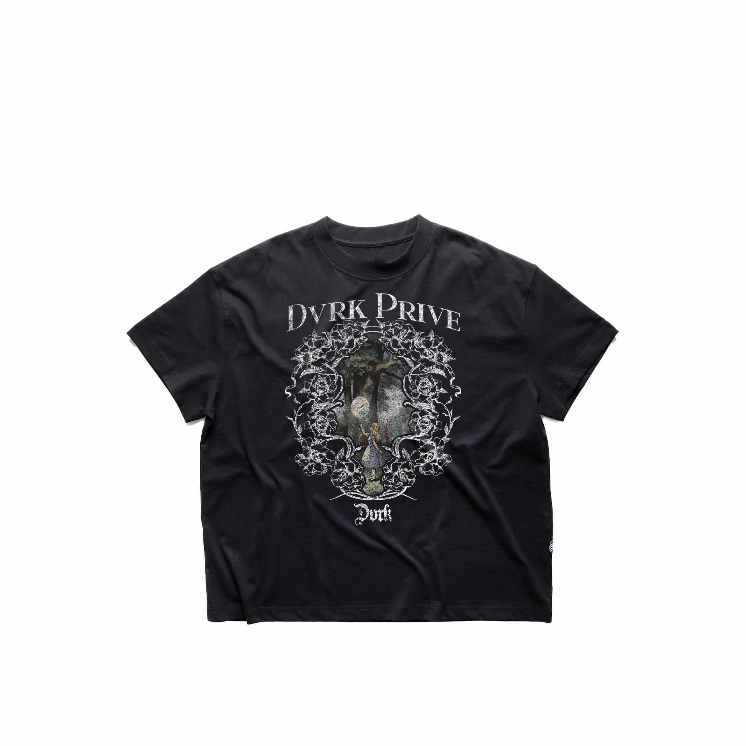 WONDERLAND T-SHIRT - BLACK 1