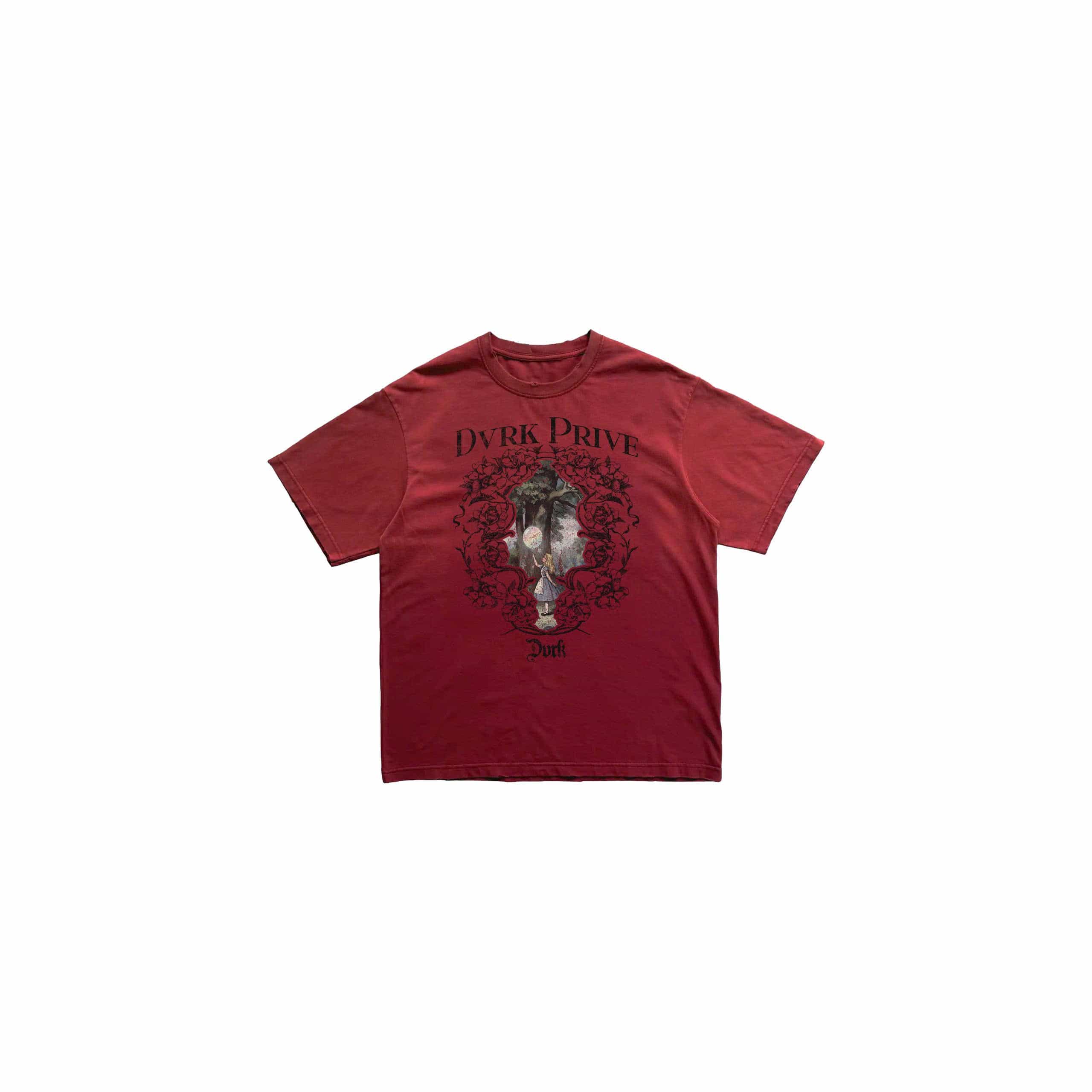WONDERLAND T-SHIRT - RED - L 1