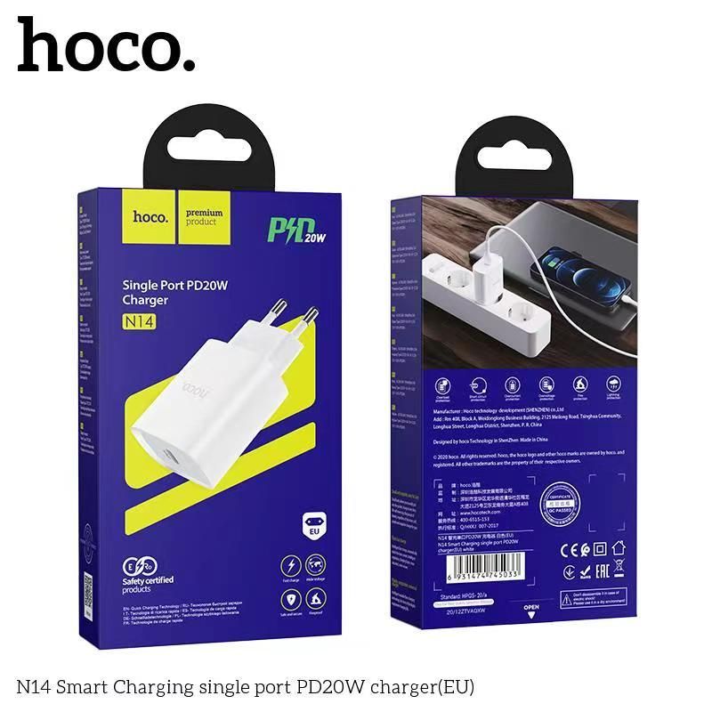 Củ sạc nhanh Hoco N14 20w