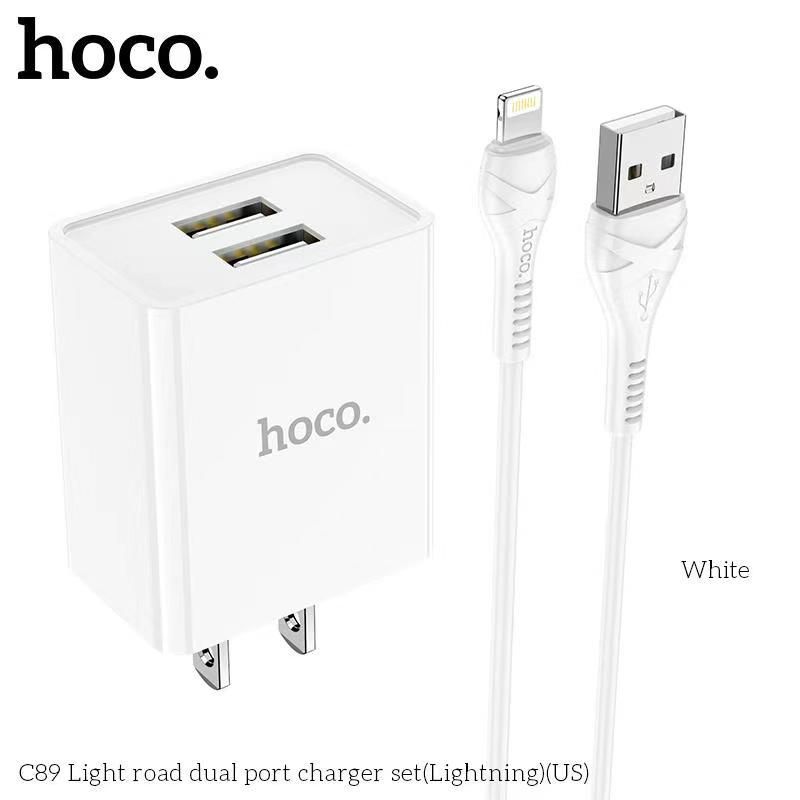 Bộ củ cáp sạc Hoco C89 lightning