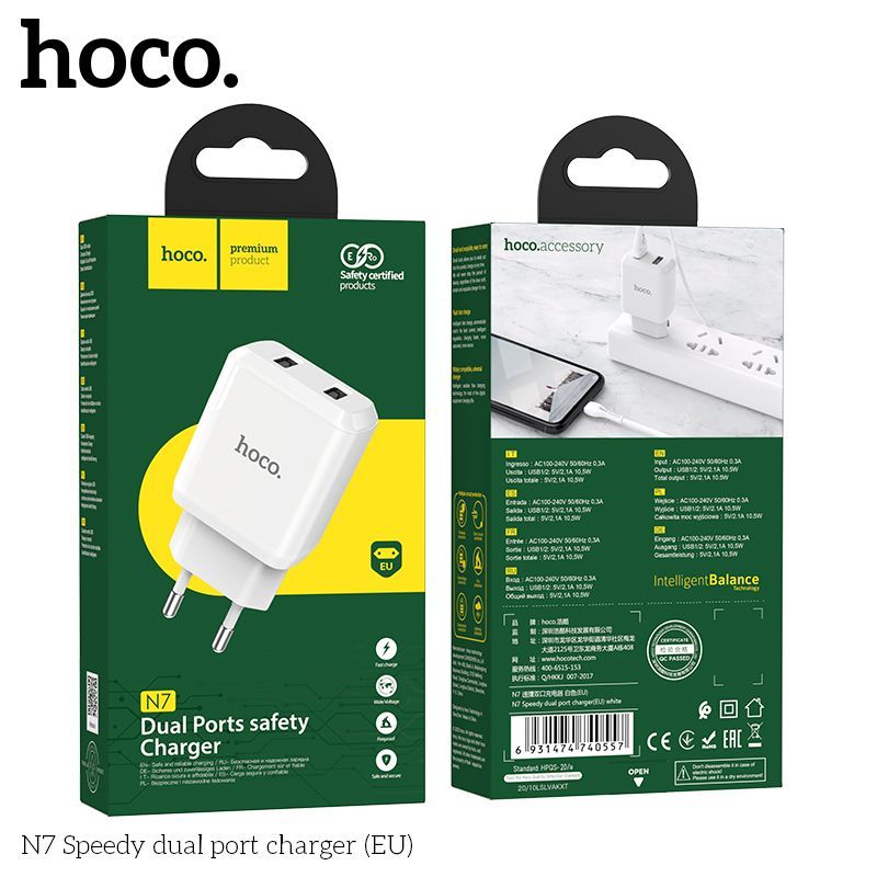 Củ sạc Hoco N7