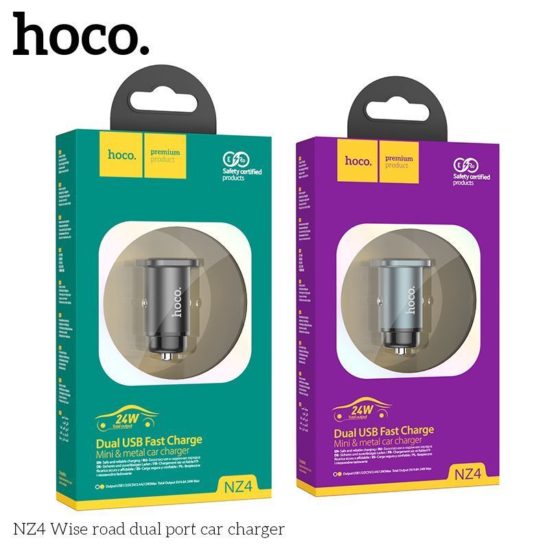 Tẩu sạc Hoco NZ4 2 cổng