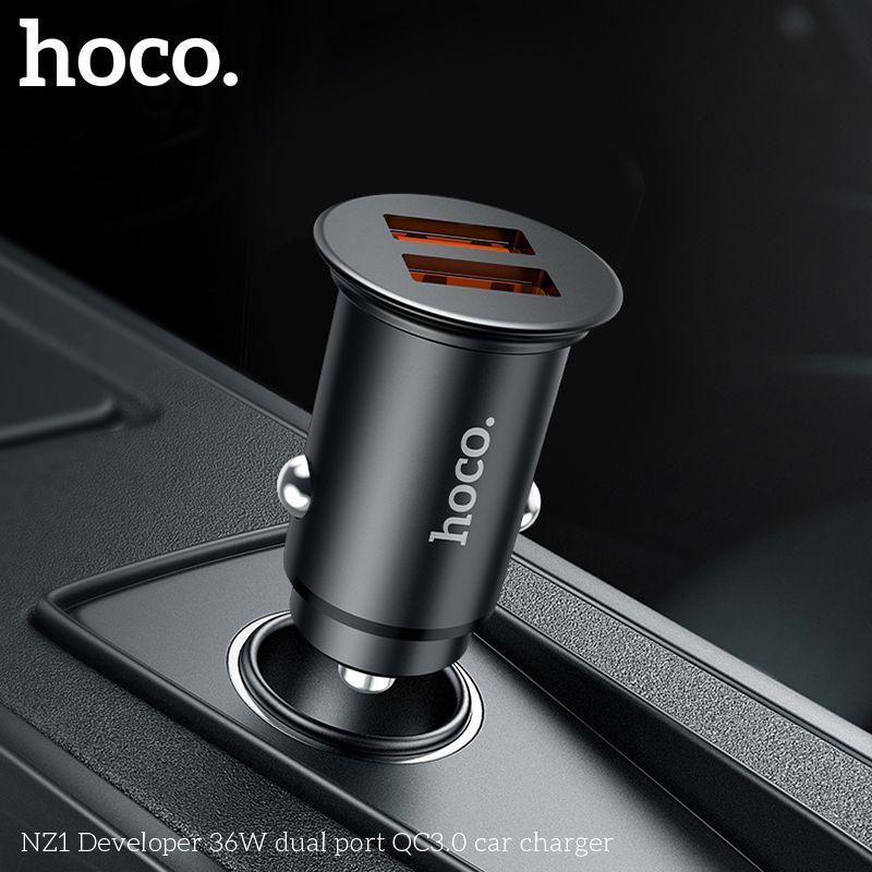 Tẩu sạc 2 cổng 36W Hoco NZ1
