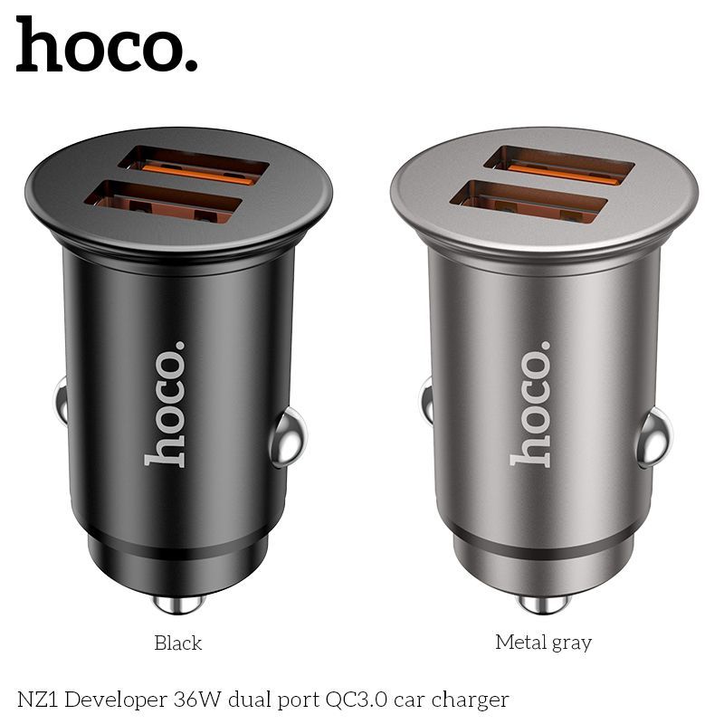 Tẩu sạc 2 cổng 36W Hoco NZ1