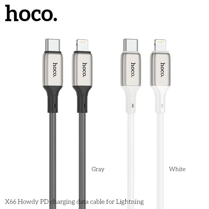 Cáp Sạc Nhanh Hoco X66 lightning PD 20W