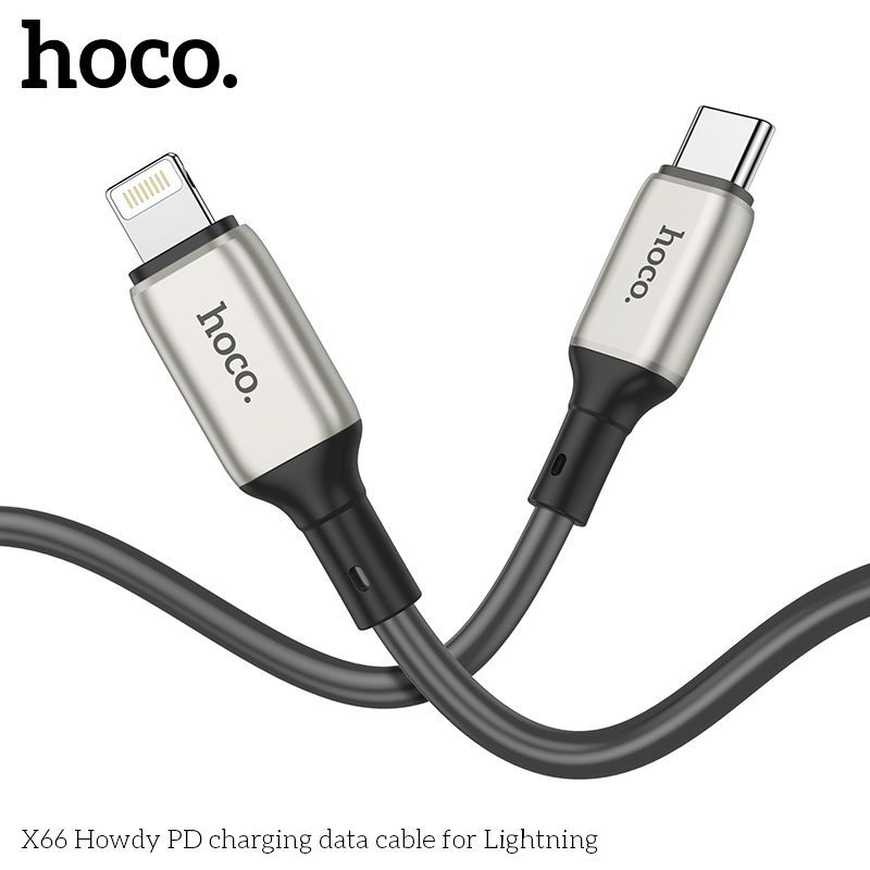 Cáp Sạc Nhanh Hoco X66 lightning PD 20W