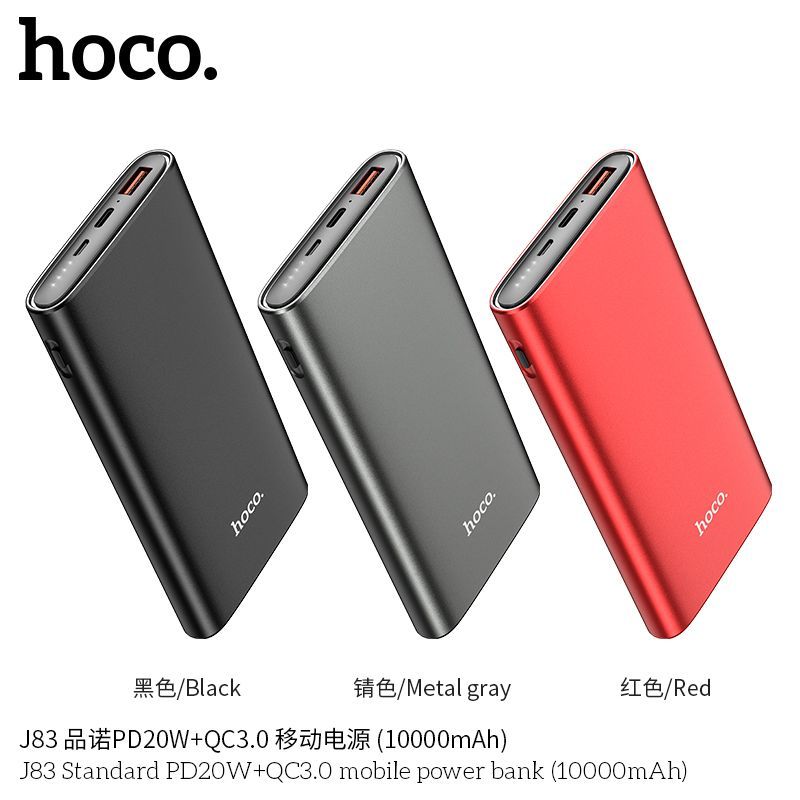 Pin sạc dự phòng Sạc Nhanh Hoco J83 10.000mAh ( QC3.0 và PD20W)