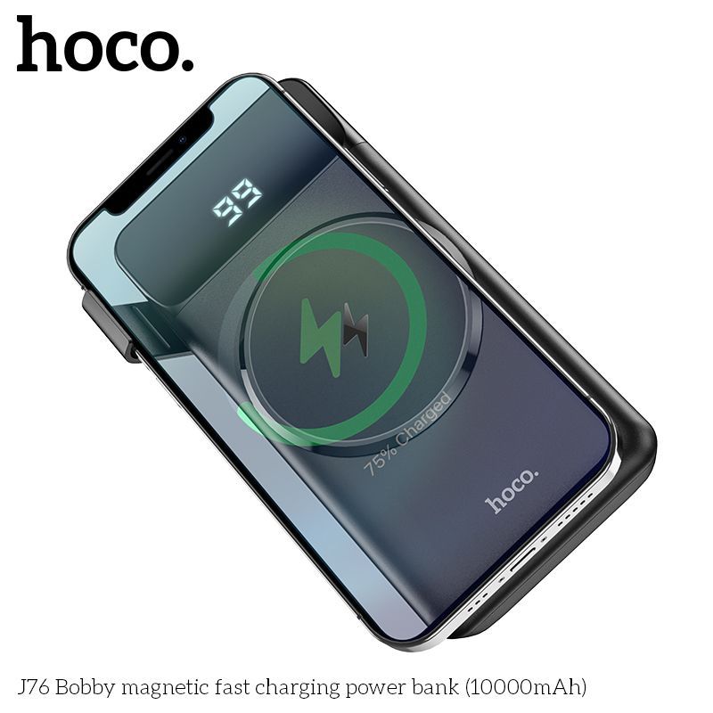 Pin Sạc Nhanh Không Dây Hoco J76 10.000mAh ( QC3.0 và PD20W)