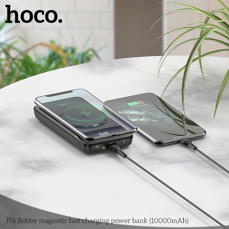 Pin Sạc Nhanh Không Dây Hoco J76 10.000mAh ( QC3.0 và PD20W)