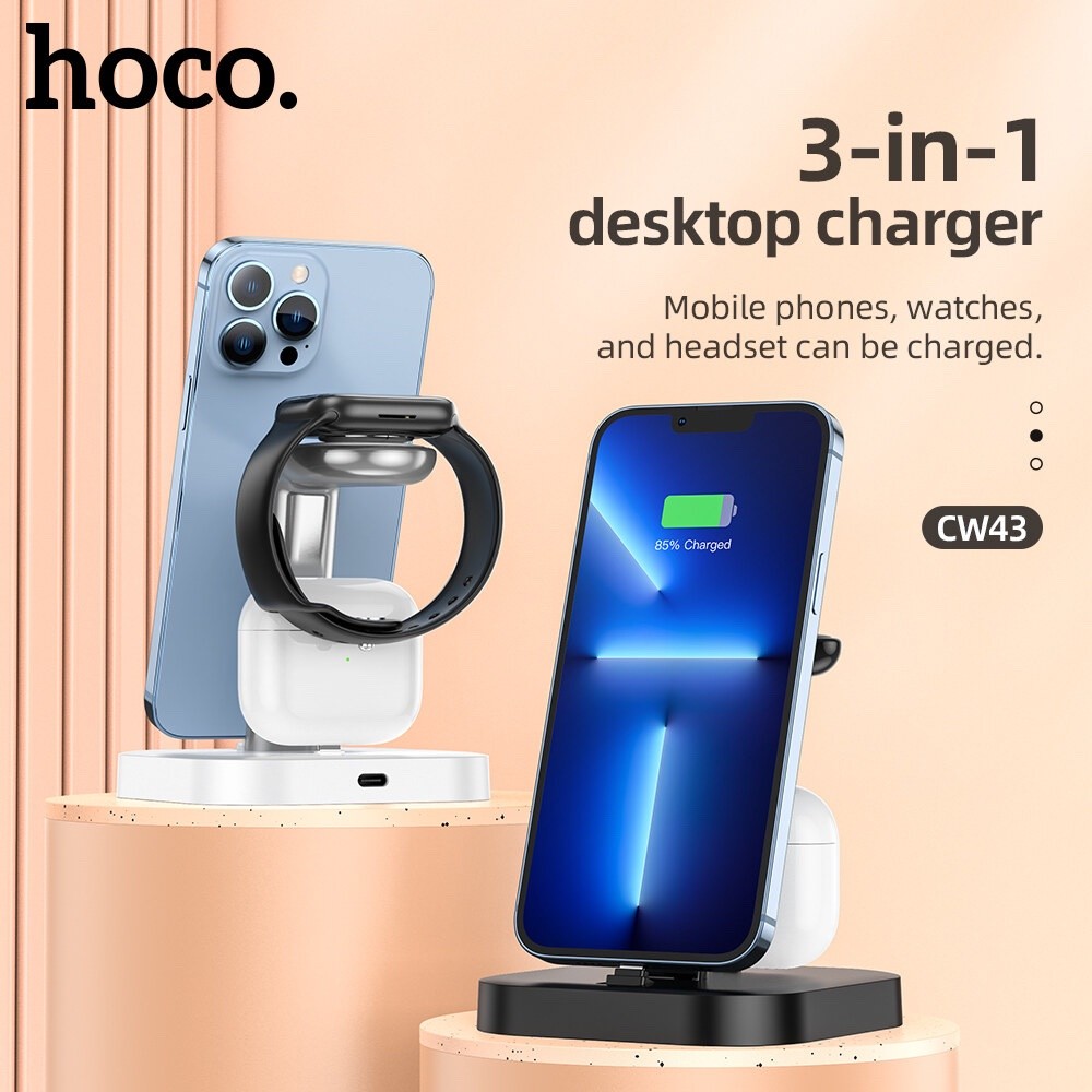 Đế Sạc Không Dây Hoco CW43