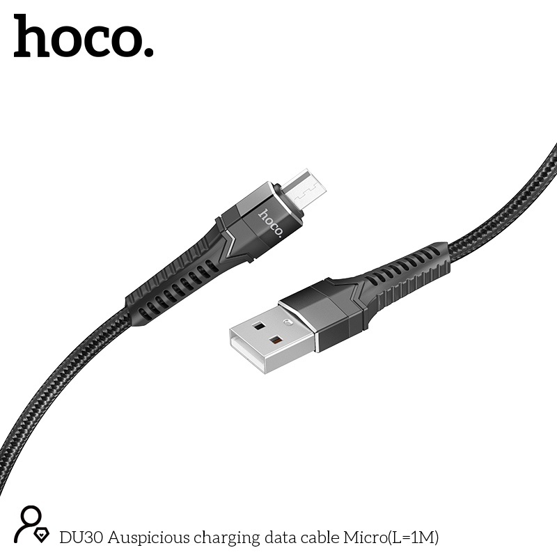 Cáp sạc Hoco DU30 Micro 1m