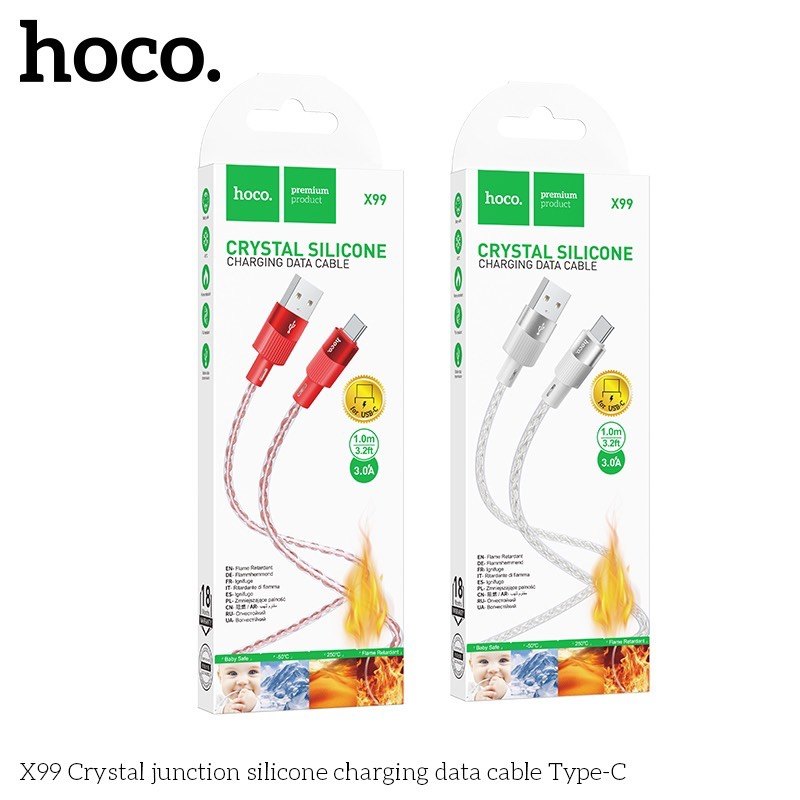 Cáp sạc Hoco X99 TypeC (3.0A)