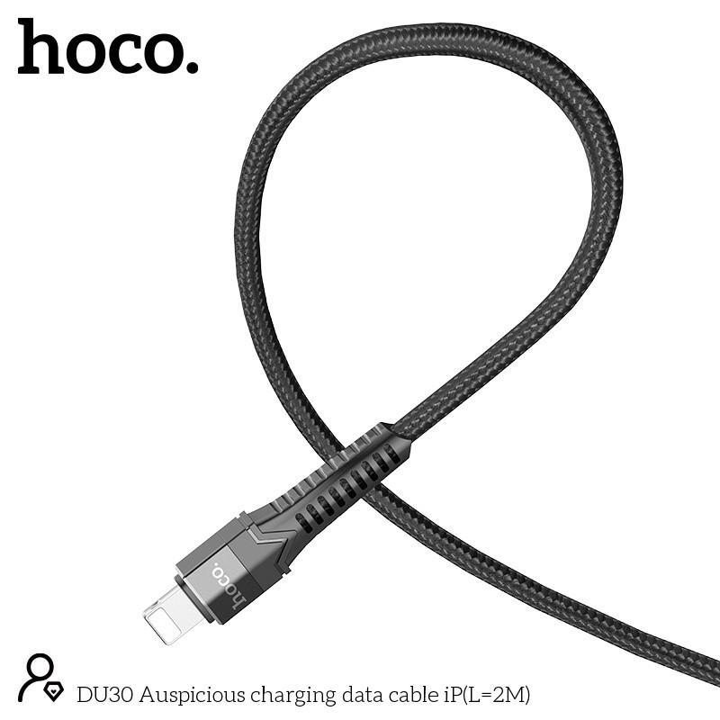 Cáp sạc Hoco DU30 lightning 1m