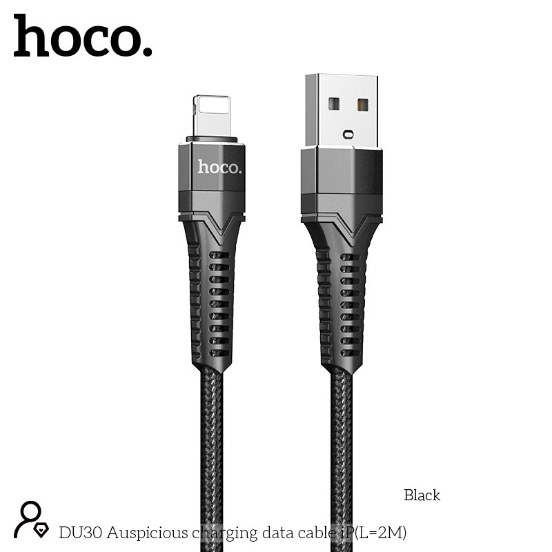 Cáp sạc Hoco DU30 lightning 1m