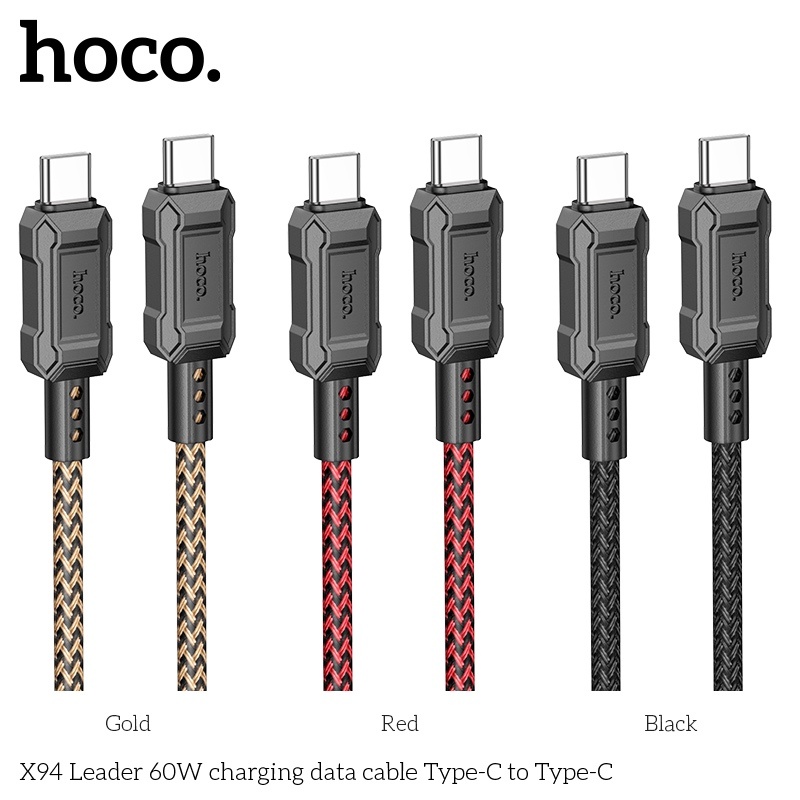 Cáp Sạc Nhanh Hoco X94 TypeC - TypeC (60W)