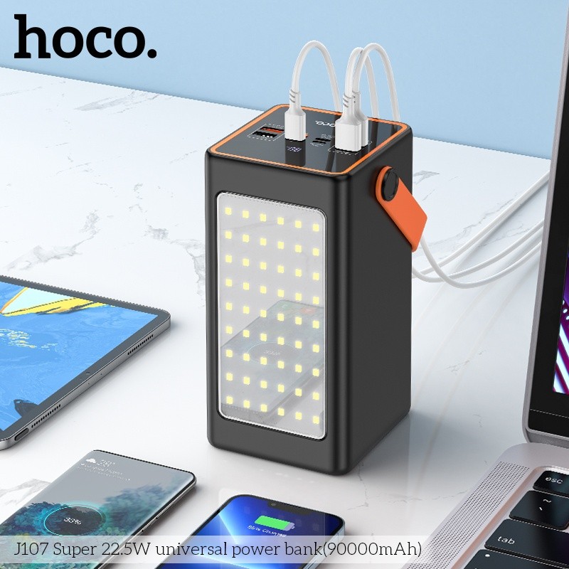 Pin sạc dự phòng sạc nhanh 22.5W Hoco J107