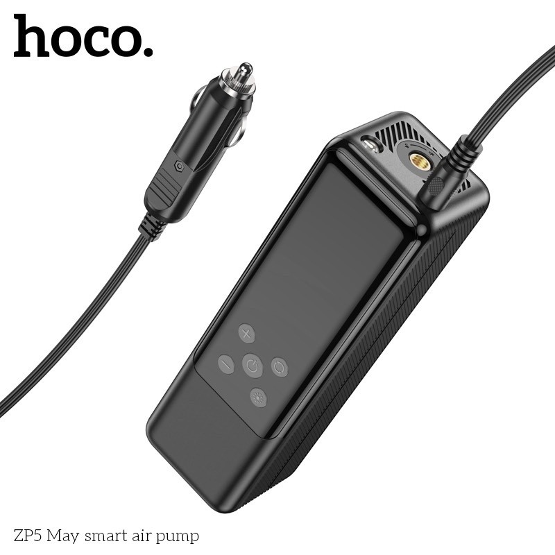 Máy Bơm ôtô Thông Minh Hoco ZP5 (Đen)