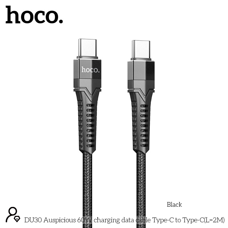 Cáp Sạc Nhanh Hoco DU30 TypeC - TypeC 2M - (60W)