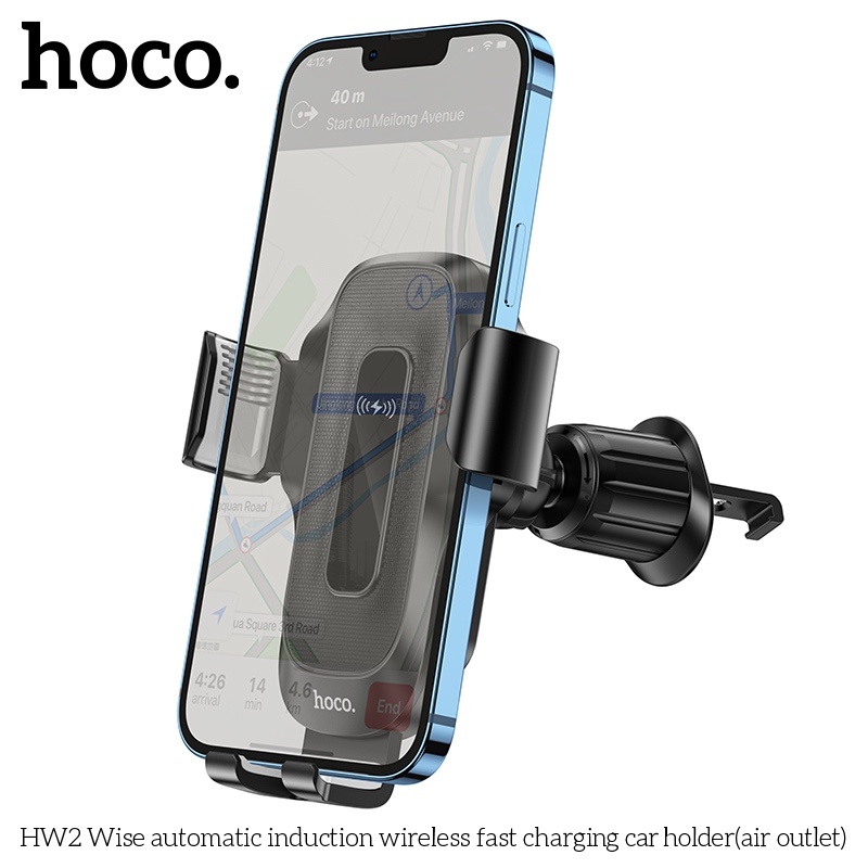 Giá Đỡ Điện Thoại Kèm Sạc Không Dây Hoco HW2