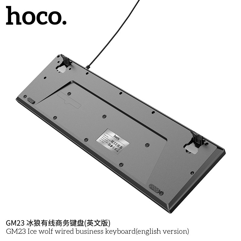 Bàn Phím Máy Tính Hoco GM23 Có Dây Ice wolf bản tiếng Anh