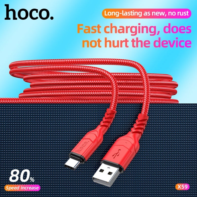 Cáp sạc Hoco X59 typeC 2m