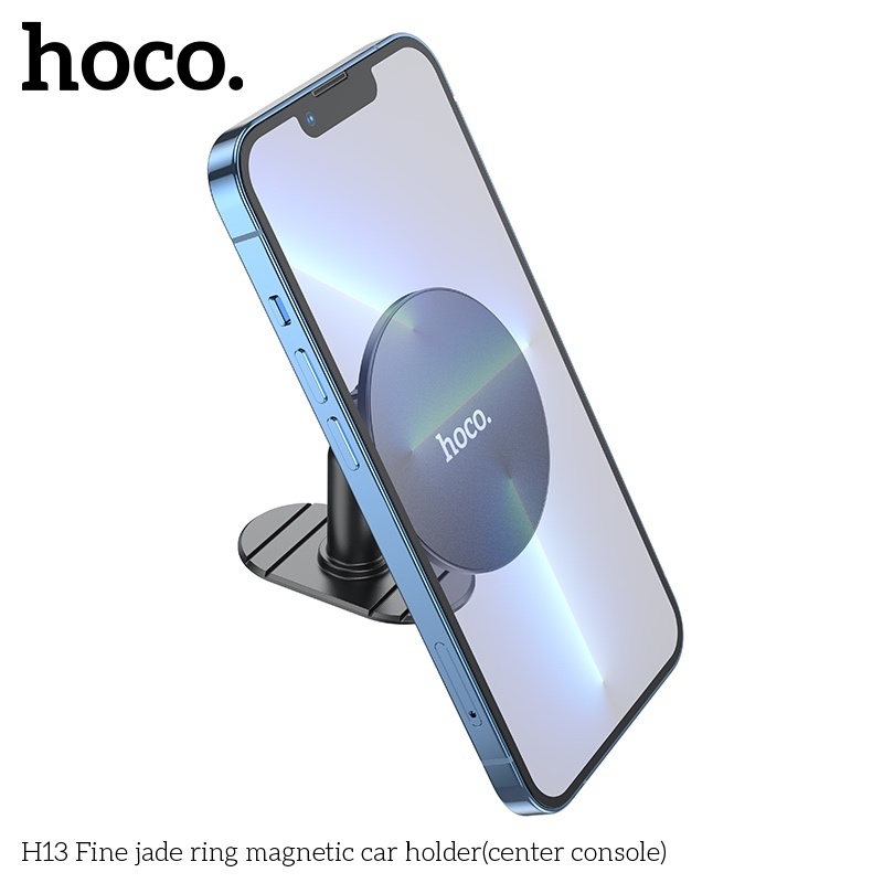 H13 Giá đỡ ô tô từ tính có vòng ngọc bích tốt (bảng điều khiển trung tâm)