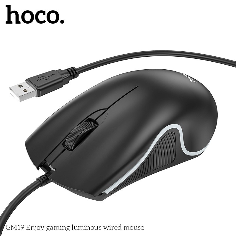 Chuột dây Hoco GM19 LED RGB