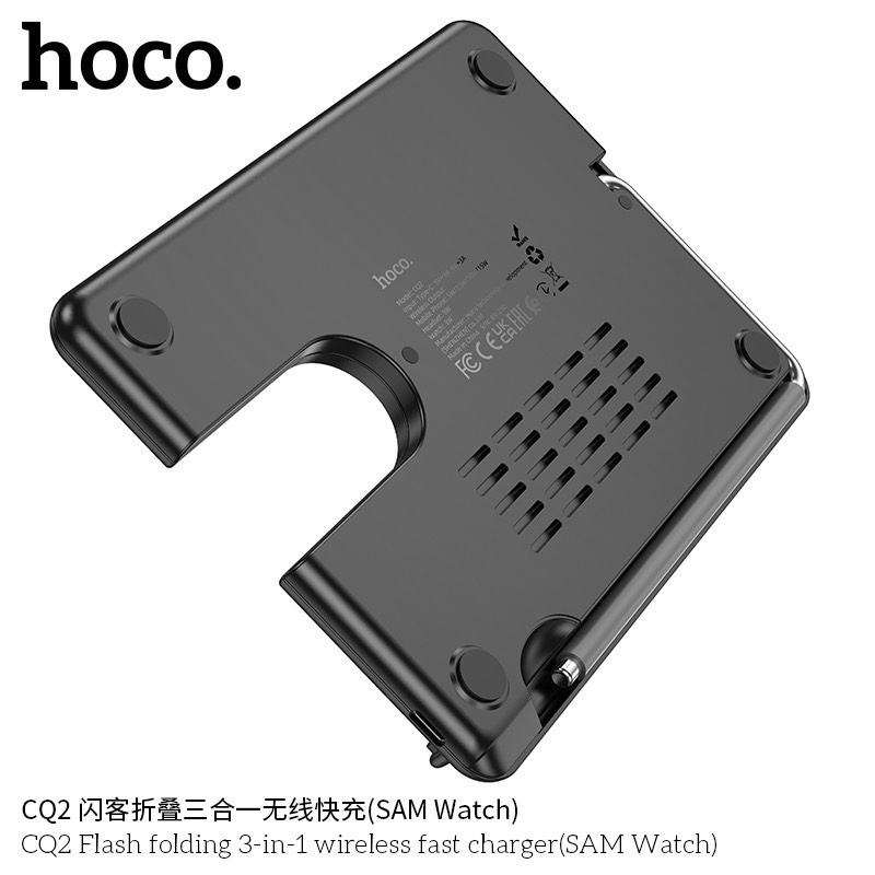 Sạc nhanh không dây 15w Hoco CQ2 (3-IN-1)