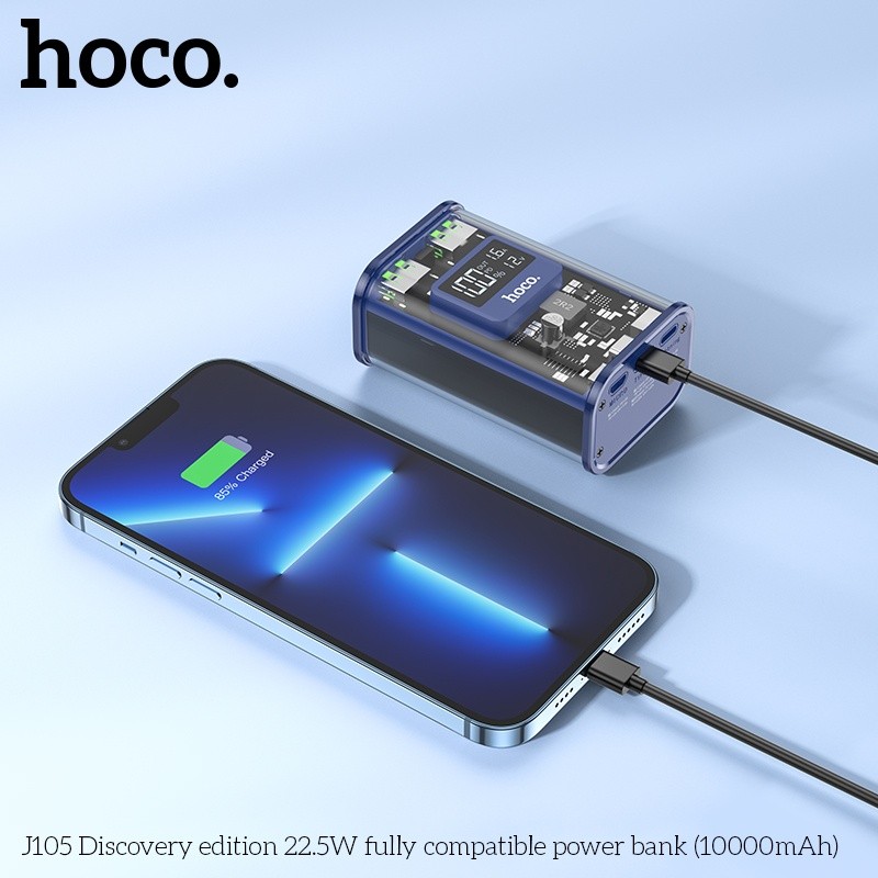 Pin sạc dự phòng sạc nhanh Hoco J105 22.5W 10.000mAh