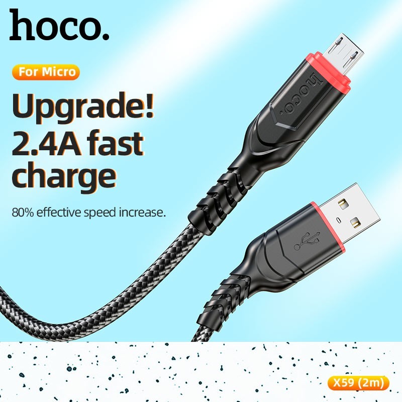 Cáp sạc Hoco X59 micro 2m