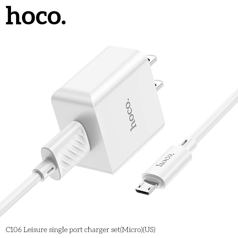 Bộ củ cáp sạc Hoco C106 micro