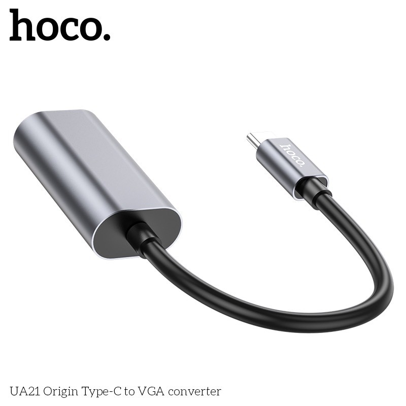 Bộ chuyển đổi video HOCO UA21 Type-c TO VGA 1080P