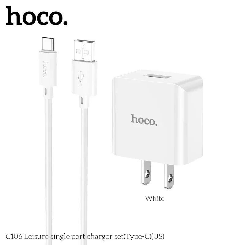 Bộ Củ Cáp Sạc Hoco C106 Type C