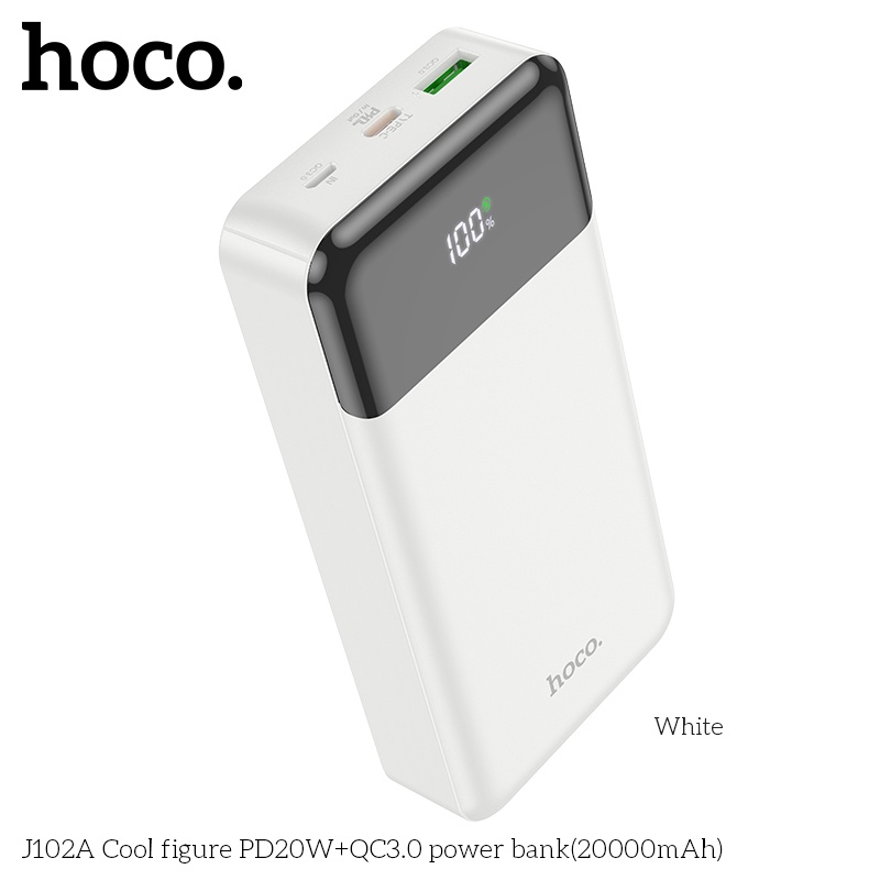 Pin sạc dự phòng sạc nhanh Hoco J102A PD20W QC3.0 20.000mAh