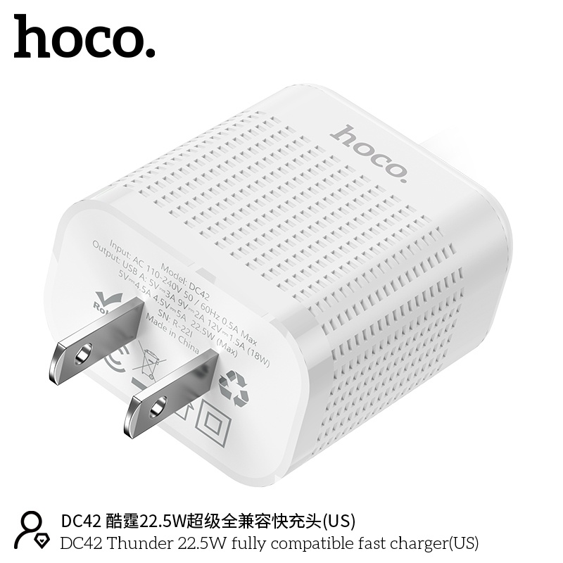 Củ sạc nhanh Hoco DC42 22.5W