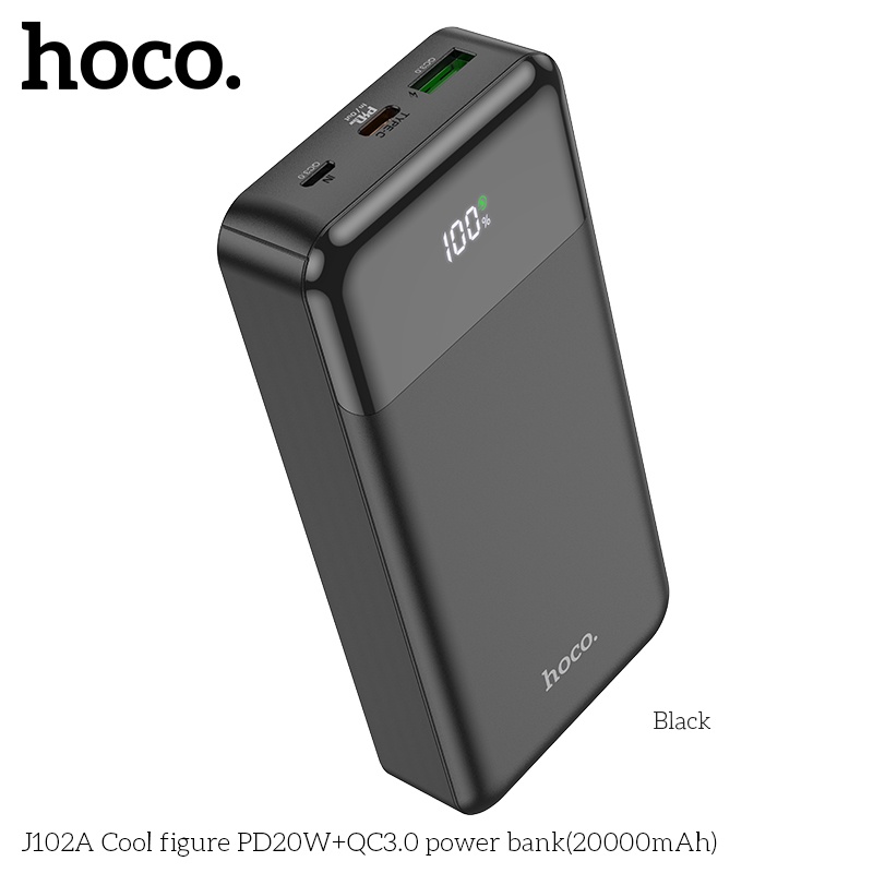 Pin sạc dự phòng sạc nhanh Hoco J102A PD20W QC3.0 20.000mAh