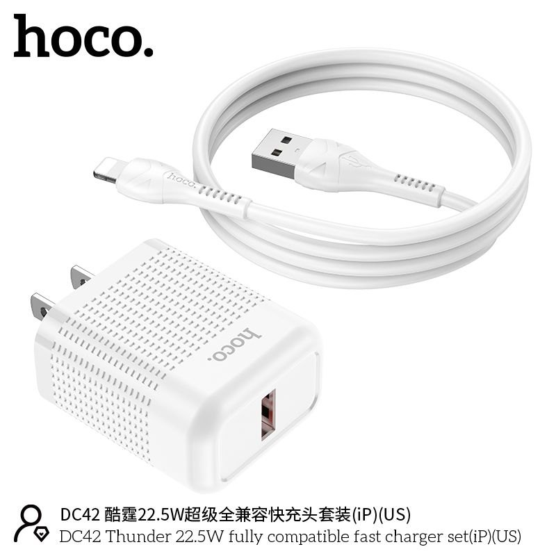 Bộ củ cáp sạc nhanh DC42 lightning