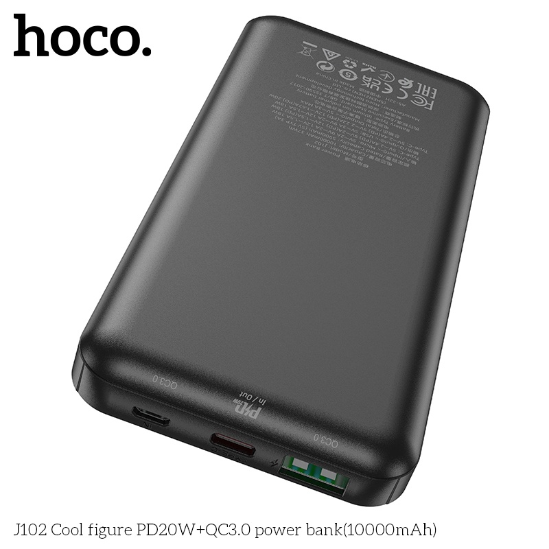 Pin sạc dự phòng sạc nhanh Hoco J102 PD20W QC3.0 10.000mAh