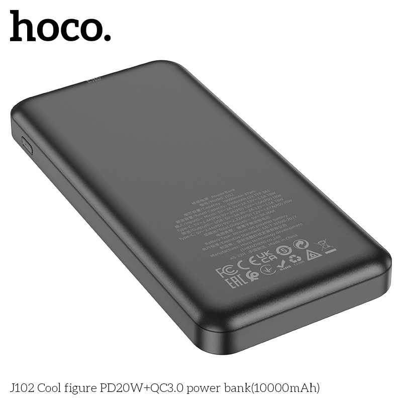 Pin sạc dự phòng sạc nhanh Hoco J102 PD20W QC3.0 10.000mAh