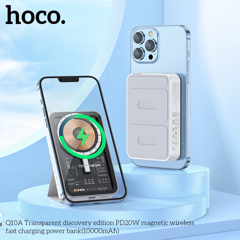 Pin sạc dự phòng không dây sạc nhanh Hoco Q10A 10.000mAh