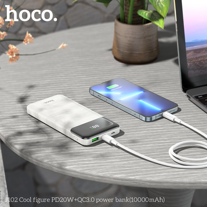 Pin sạc dự phòng sạc nhanh Hoco J102 PD20W QC3.0 10.000mAh