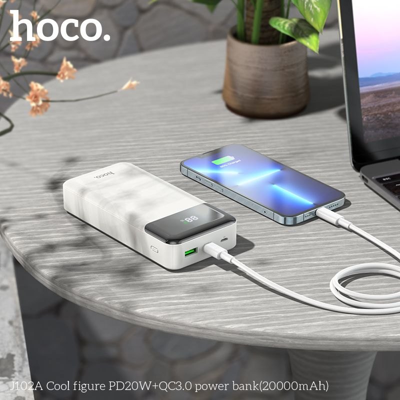 Pin sạc dự phòng sạc nhanh Hoco J102A PD20W QC3.0 20.000mAh