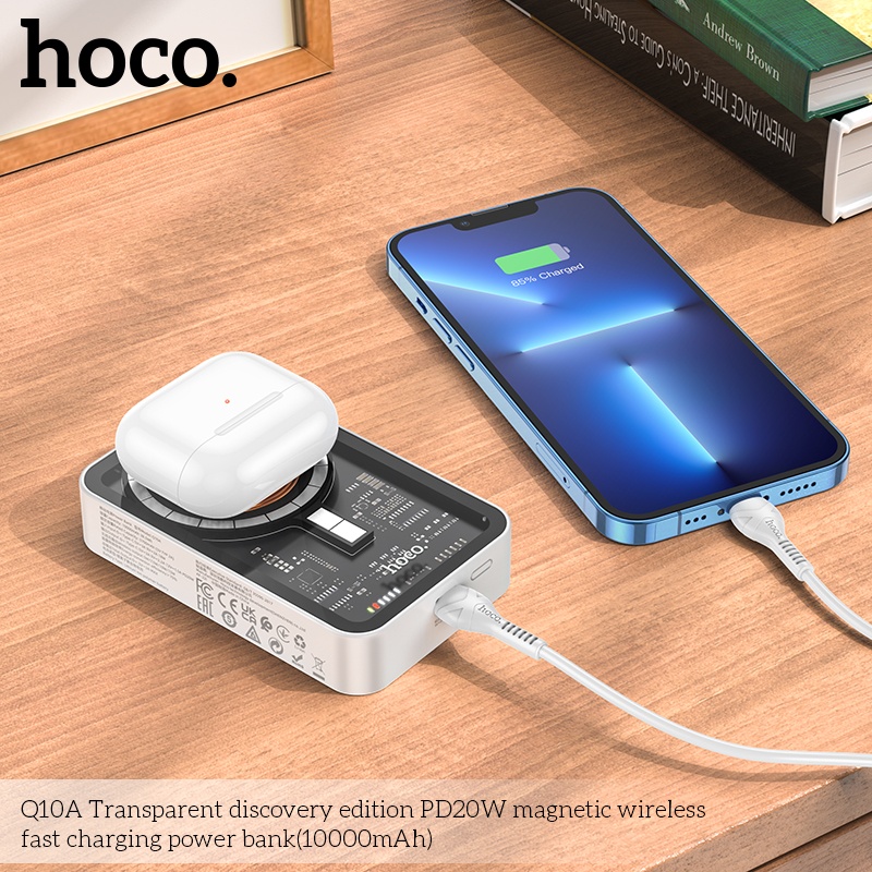 Pin sạc dự phòng không dây sạc nhanh Hoco Q10A 10.000mAh