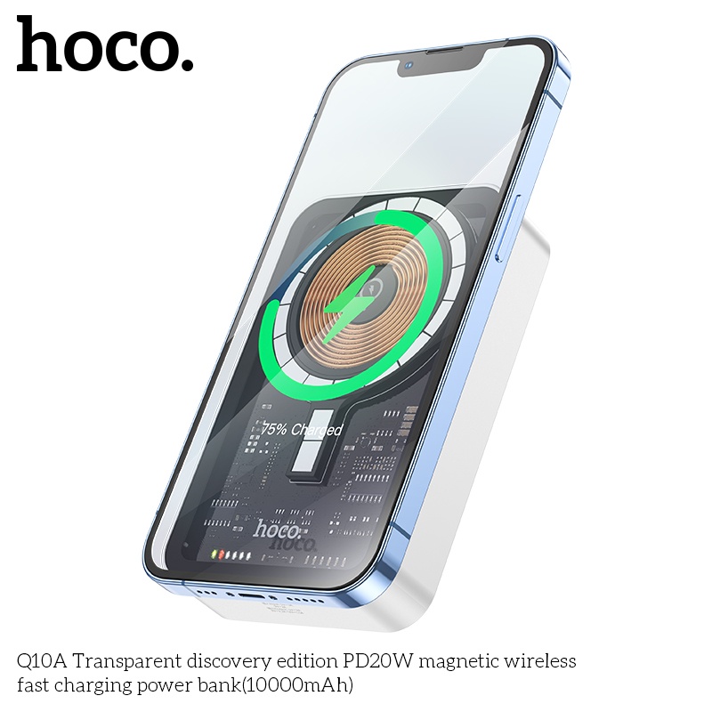 Pin sạc dự phòng không dây sạc nhanh Hoco Q10A 10.000mAh