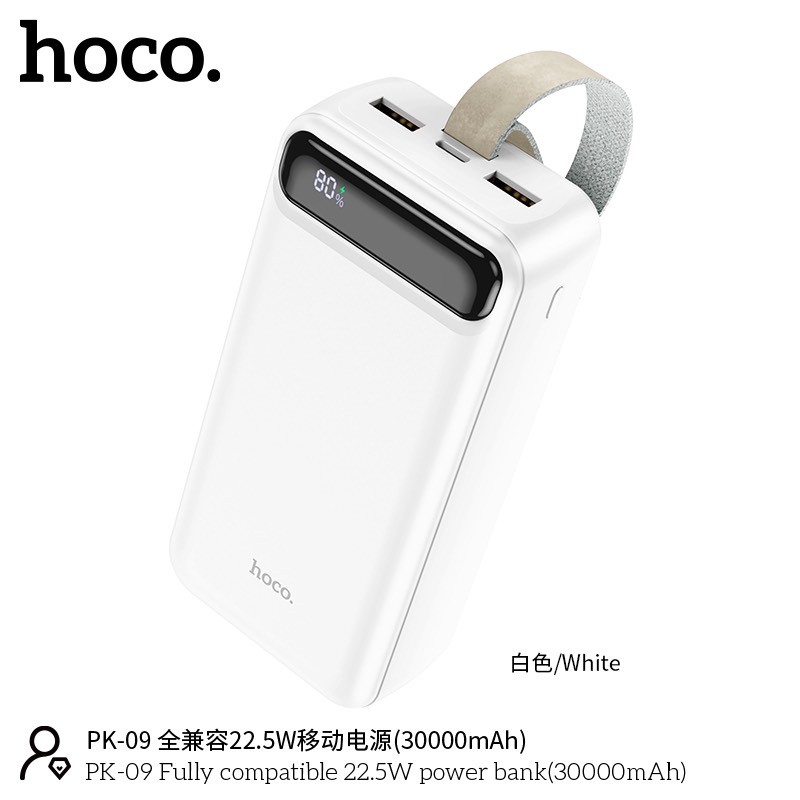 Pin Sạc Dự Phòng Hoco PK-09 Sạc Nhanh (30.000mAh - PD22.5W)