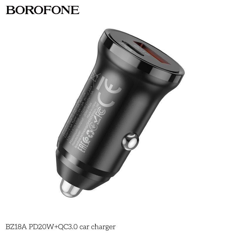 Tẩu sạc Borofone BZ18A PD20W QC3.0