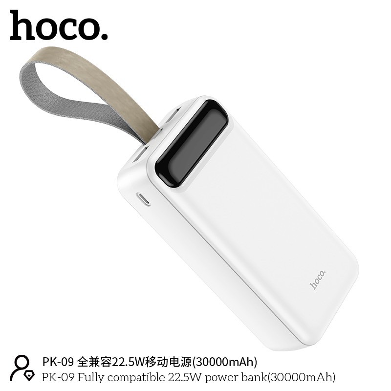 Pin Sạc Dự Phòng Hoco PK-09 Sạc Nhanh (30.000mAh - PD22.5W)