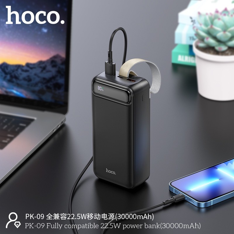 Pin Sạc Dự Phòng Hoco PK-09 Sạc Nhanh (30.000mAh - PD22.5W)