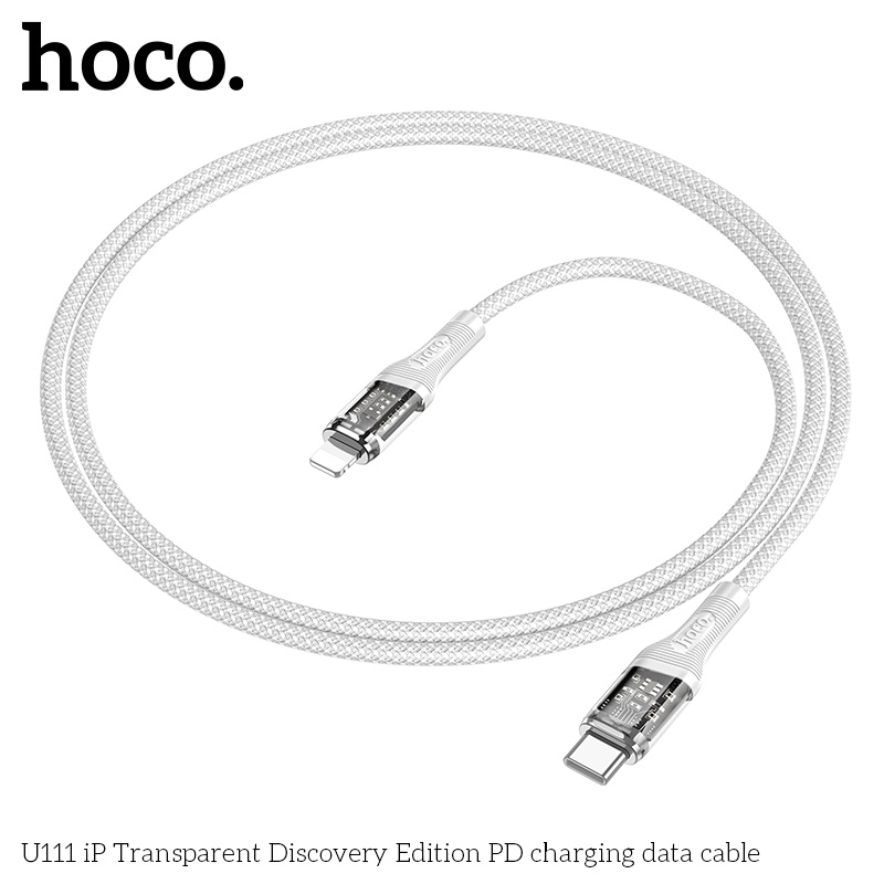 Cáp sạc nhanh Hoco U111 lightning 20w